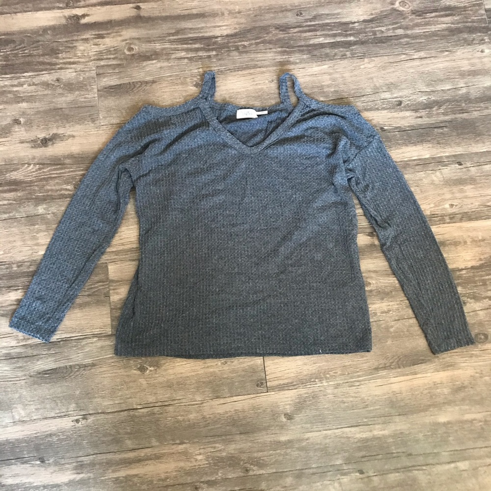 Shoulderless Sweater